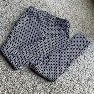 MICHAEL KORA Geometric Patterned Print Legging Dress Pants Size M